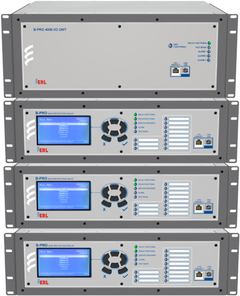 B-PRO 4000 Multi-Busbar Protection Scheme (Supports up to 24 bays)